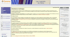 Desktop Screenshot of logiciels-certu.fr
